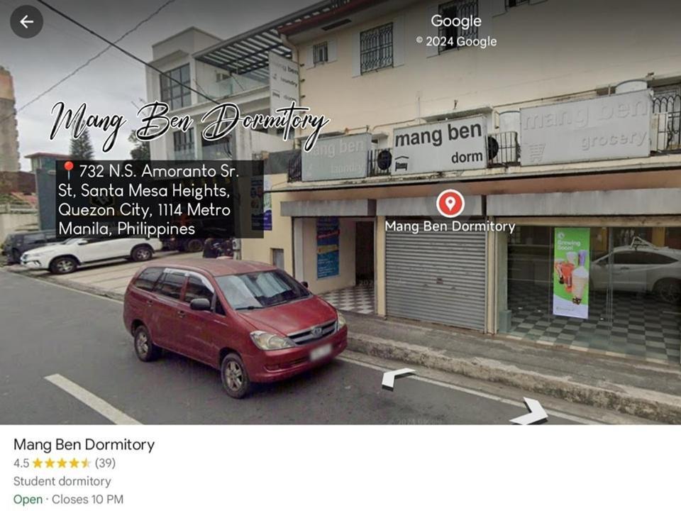 Mang Ben Dormitory Quezon City Bagian luar foto